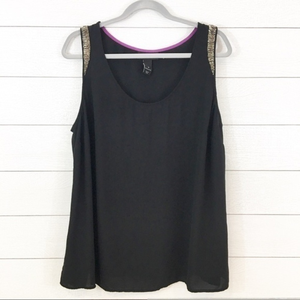 Lane Bryant Sequin Detail Sleeveless Top